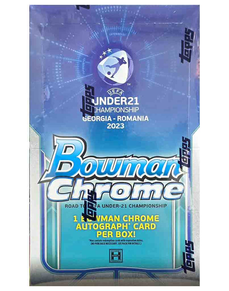 2022 Bowman Chrome Road to UEFA Under-21 European Championship Soccer Hobby Pack