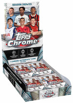 2024/25 Topps Chrome UEFA Club Competitions Soccer Hobby Box