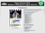 2024/25 Topps Chrome UEFA Women's Champions League Soccer Hobby Box
