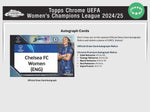 2024/25 Topps Chrome UEFA Women's Champions League Soccer Hobby Box
