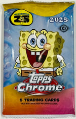 2025 Topps Chrome Spongebob Squarepants 25th Anniversary Hobby Pack