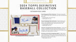 2024 Topps Definitive Baseball Hobby 2-Box Case