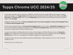 2024/25 Topps Chrome UEFA Club Competitions Soccer Hobby Box