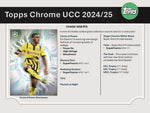 2024/25 Topps Chrome UEFA Club Competitions Soccer Hobby Box