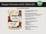 2024/25 Topps Chrome UEFA Club Competitions Soccer Hobby Box