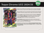 2024/25 Topps Chrome UEFA Club Competitions Soccer Value Box