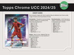 2024/25 Topps Chrome UEFA Club Competitions Soccer Value Box