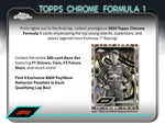 2024 Topps Chrome Formula 1 Racing Qualifying Lap Lite Hobby Box