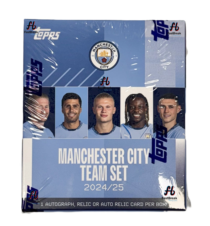 2024/25 Topps Manchester City Team Set Box