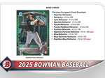 2025 Topps Bowman Baseball Value Box