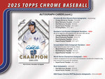 2025 Topps Chrome Baseball Breakers Delight Box
