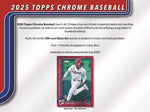 2025 Topps Chrome Baseball Hobby Pack