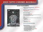 2025 Topps Chrome Baseball Hobby Pack
