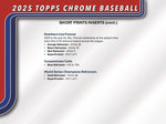 2025 Topps Chrome Baseball Hobby Pack