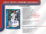 2025 Topps Chrome Baseball Hobby Pack