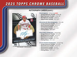 2025 Topps Chrome Baseball Hobby Pack