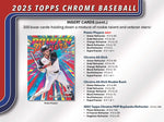 2025 Topps Chrome Baseball Hobby Jumbo Box