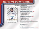 2025 Topps Chrome Baseball Hobby Jumbo Box