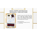 2024 Topps Definitive Baseball Hobby 2-Box Case
