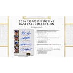 2024 Topps Definitive Baseball Hobby 2-Box Case
