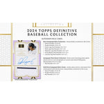 2024 Topps Definitive Baseball Hobby 2-Box Case