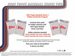 2025 Topps Baseball Series 2 Hobby Box