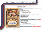 2025 Topps Baseball Series 2 Mega Box