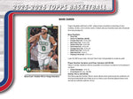 2025/26 Topps Basketball Mega Box