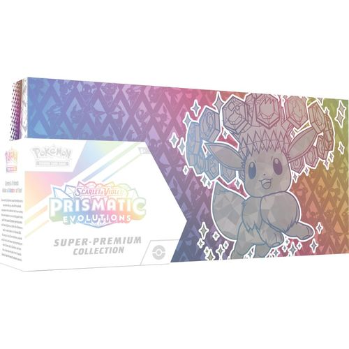 Pokemon TCG Scarlet & Violet 8.5 Prismatic Evolutions Super-Premium Collection Box