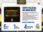 2024/25 Topps Real Madrid Palatial Hobby Box