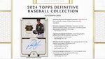 2024 Topps Definitive Baseball Hobby 2-Box Case