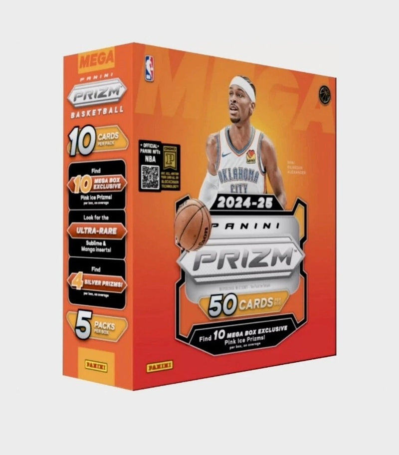 2024/25 Panini Prizm Basketball Mega Box (Pink Ice Prizms)