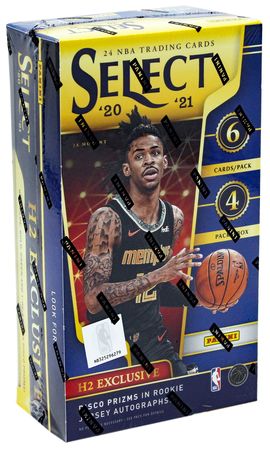 2020/21 Panini Select H2 NBA Basketball Hobby Box