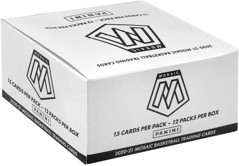 2020/21 Panini Mosaic NBA Basketball Cello 12-Pack Box