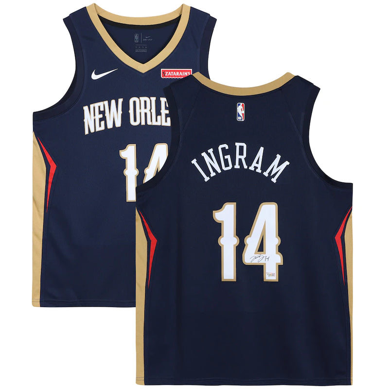 Brandon Ingram New Orleans Pelicans Autographed Navy Nike Swingman Jersey