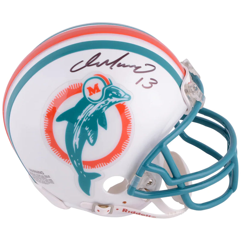 Dan Marino Miami Dolphins Fanatics Authentic Autographed Riddell 1980-1996 Throwback Mini Helmet