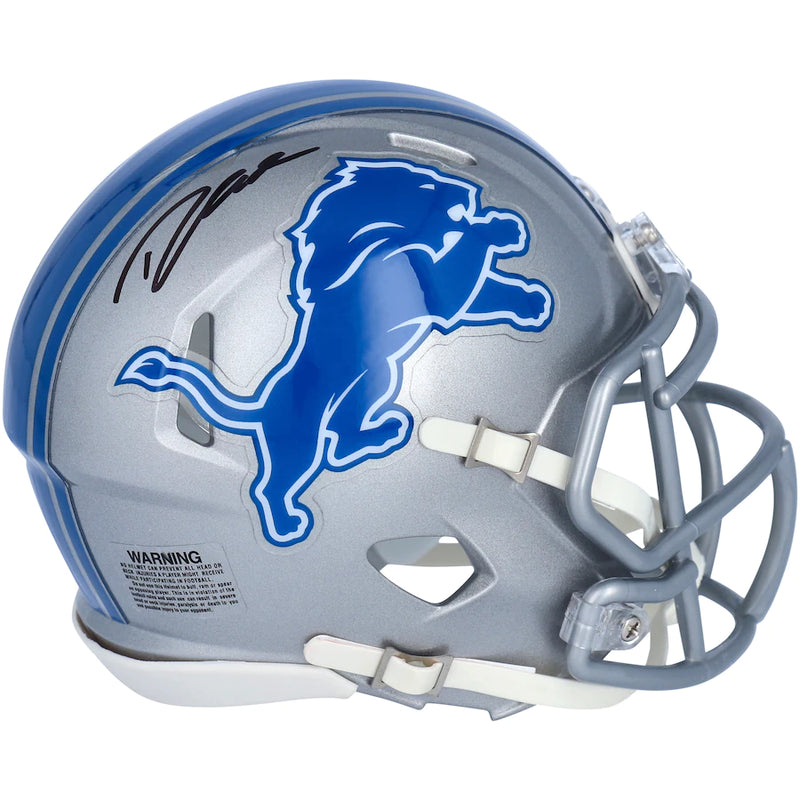 D'Andre Swift Detroit Lions Fanatics Authentic Autographed Riddell Speed Mini Helmet