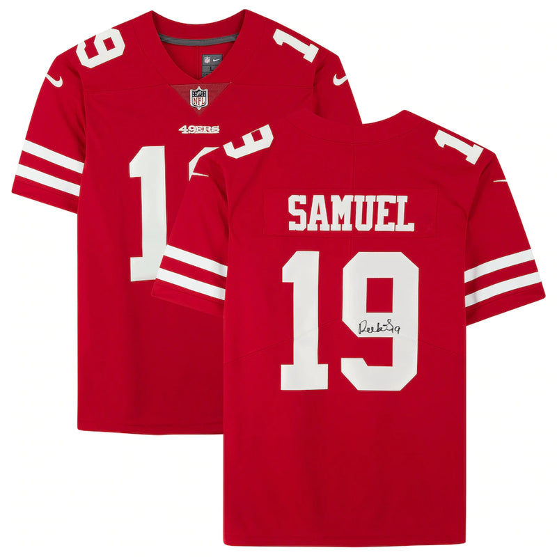Deebo Samuel San Francisco 49ers Fanatics Authentic Autographed Nike Limited Jersey - Scarlet
