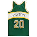 Gary Payton Seattle SuperSonics Autographed Mitchell & Ness 1994-95 NBA 75th Anniversary Green Diamond Replica Jersey
