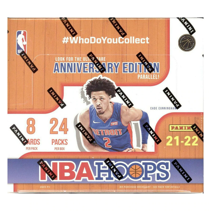 2021/22 Panini NBA Hoops Basketball Retail Booster Box