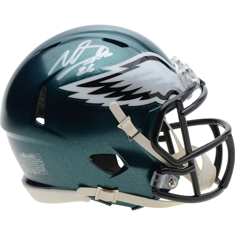 Miles Sanders Philadelphia Eagles Fanatics Authentic Autographed Riddell Speed Mini Helmet