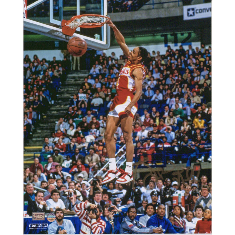 Spud Webb Atlanta Hawks Fanatics Authentic Autographed 8" x 10" Dunk Contest Photograph