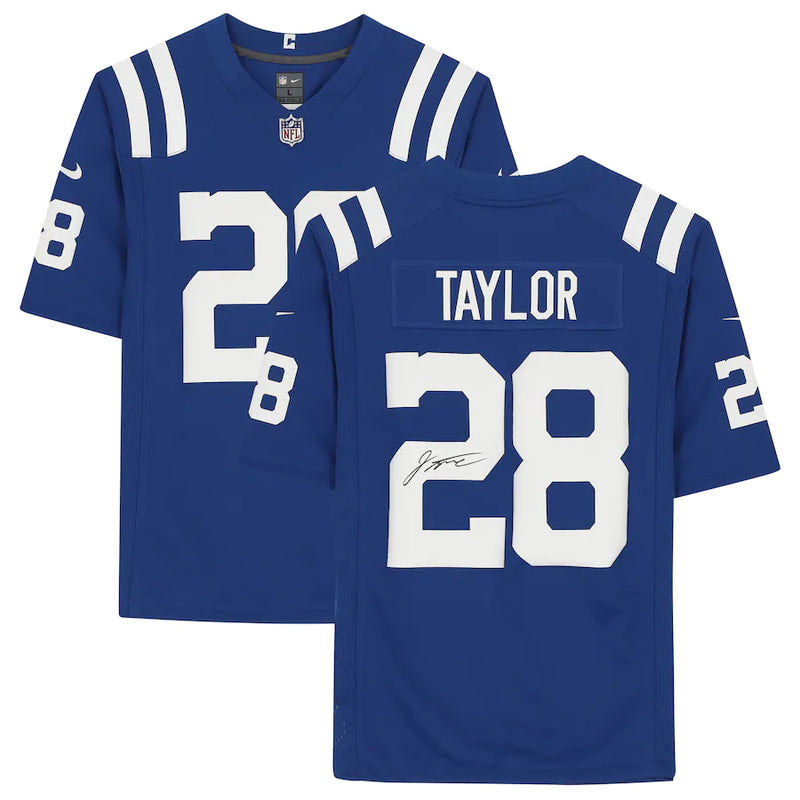 Jonathan Taylor Indianapolis Colts Fanatics Authentic Autographed Royal Nike Home Limited Jersey