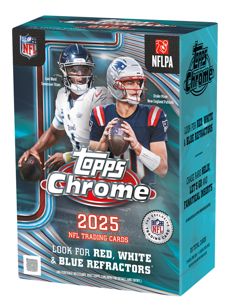 2025 Topps Chrome Football Value Box