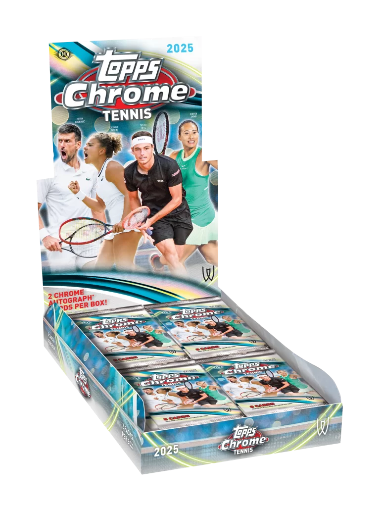 2025 Topps Chrome Tennis Hobby Box