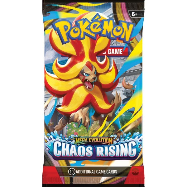 Pokémon TCG: Mega Evolution Chaos Rising Booster Pack