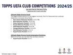 2024/25 Topps UEFA Club Competitions Soccer Hobby Box