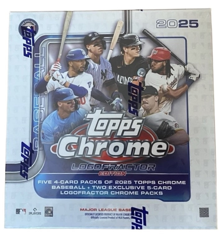 [Preorder] 2025 Topps Chrome Baseball Logofractor Edition Hobby Box