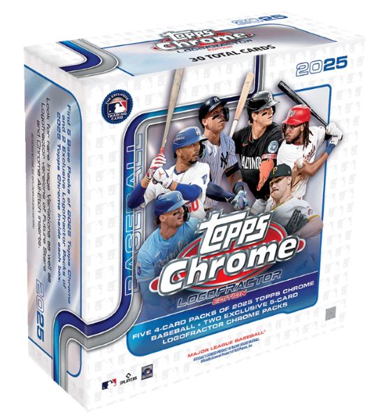 2025 Topps Chrome Baseball Logofractor Edition Hobby Box