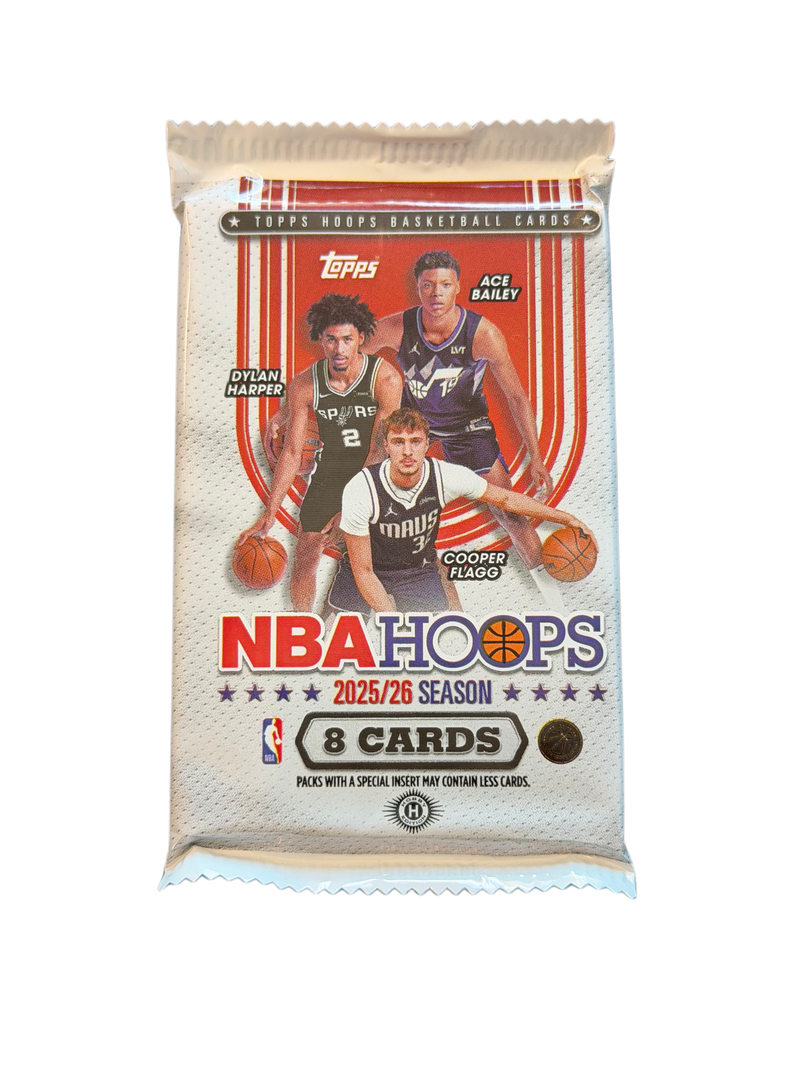 2025/26 Topps NBA Hoops Basketball Hobby Pack